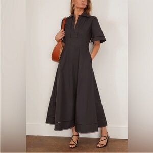 Elegant Black Midi Dress